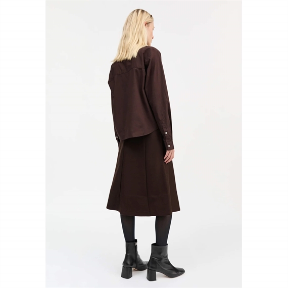 Skall Studio Agnes Skjorte, Dark Brown 